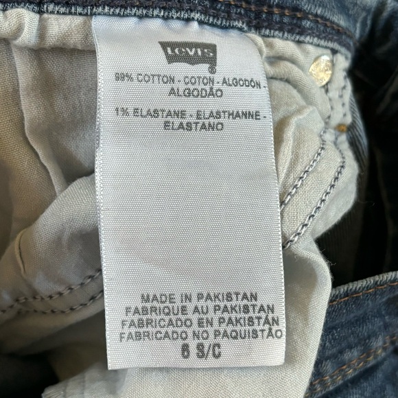 515 Levi’s in 6 short, bootcut, flap pockets, red tab - Picture 9 of 9